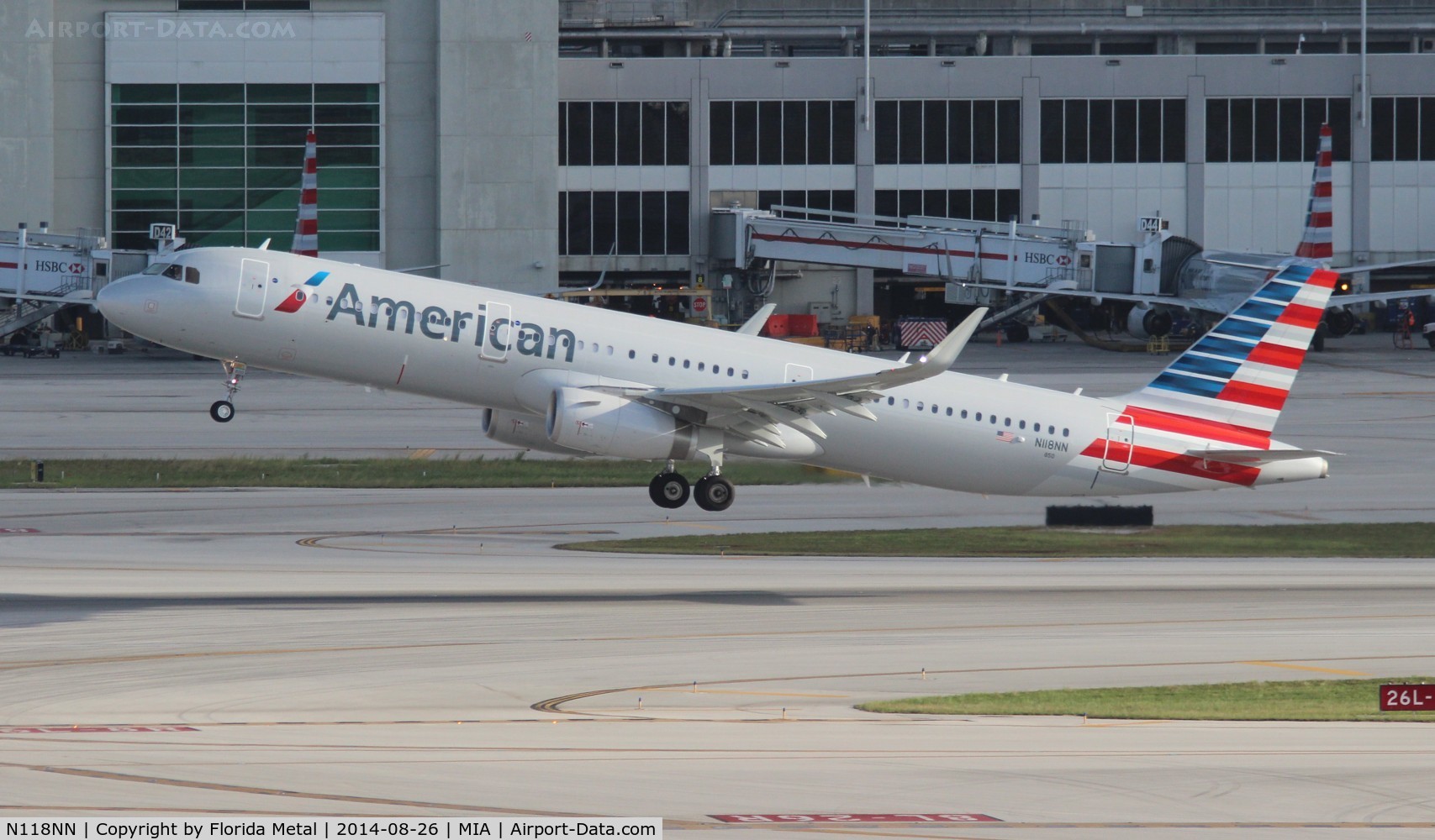 N118NN, 2014 Airbus A321-231 C/N 6162, American A321