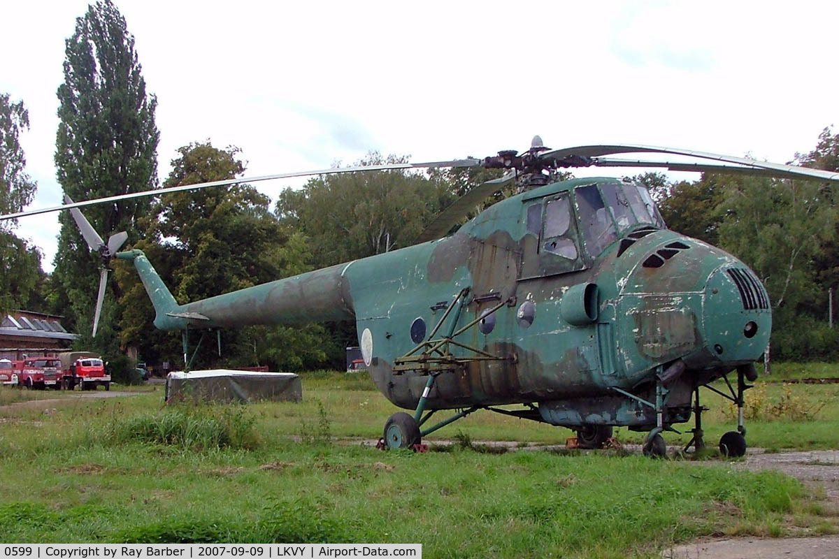 0599, Mil Mi-4 Hound C/N Not found 0599, Mil Mi-4 Hound [0599] (Czech Air Force) Vyskov~OK 09/09/2007