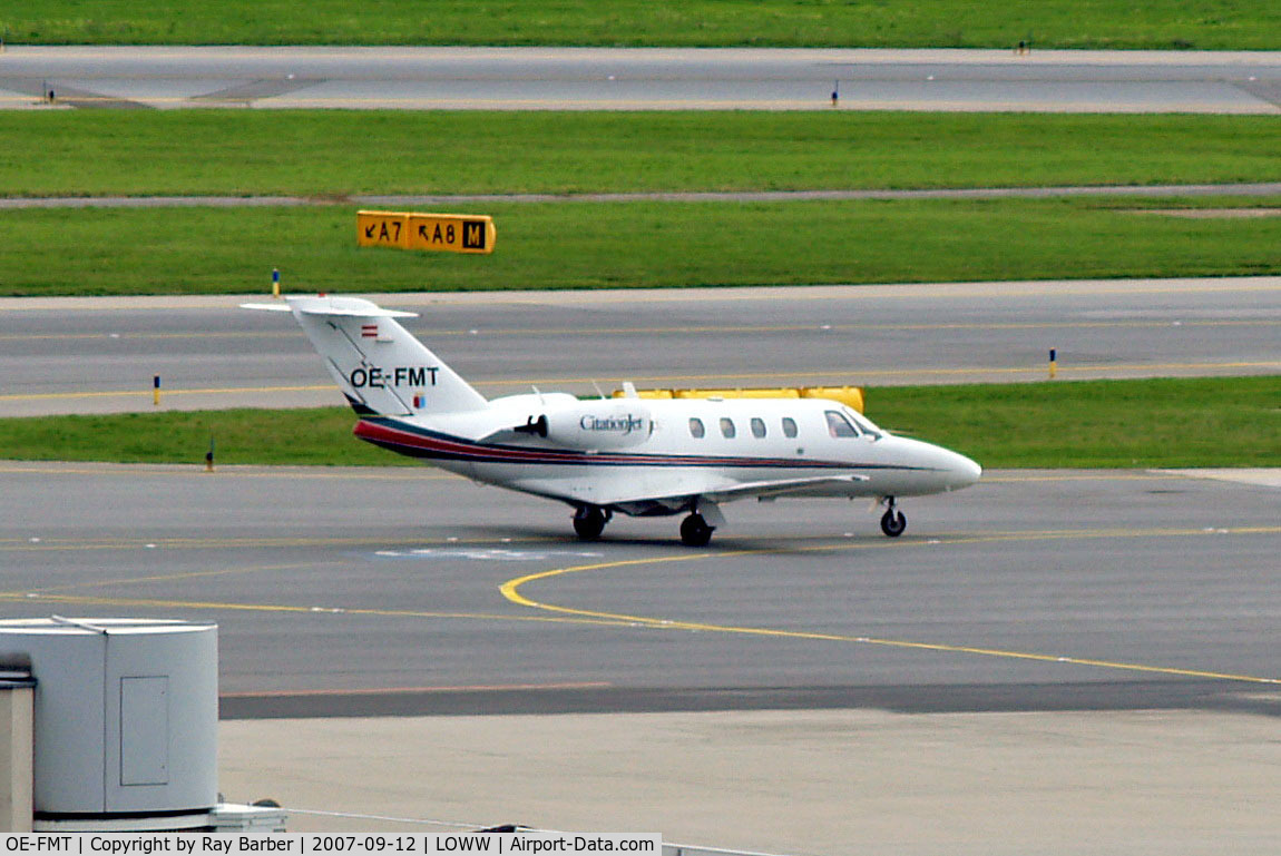 OE-FMT, 1997 Cessna 525 Citationjet C/N 525-0217, Cessna Citation Jet  [525-0217] Vienna-Schwechat~OE 12/09/2007