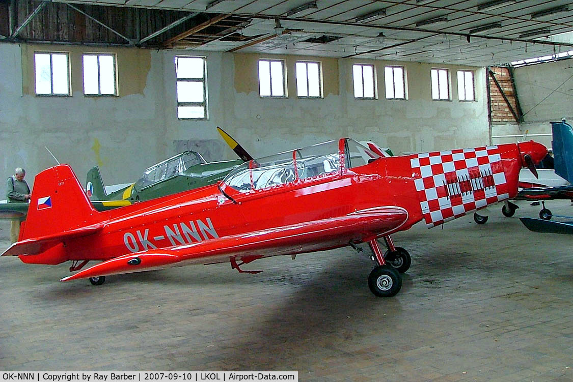 OK-NNN, 1973 Zlin Z-526F Trener Master C/N 1271, Zlin 526F Trener Master [1271] Olomouc~OK 10/09/2007