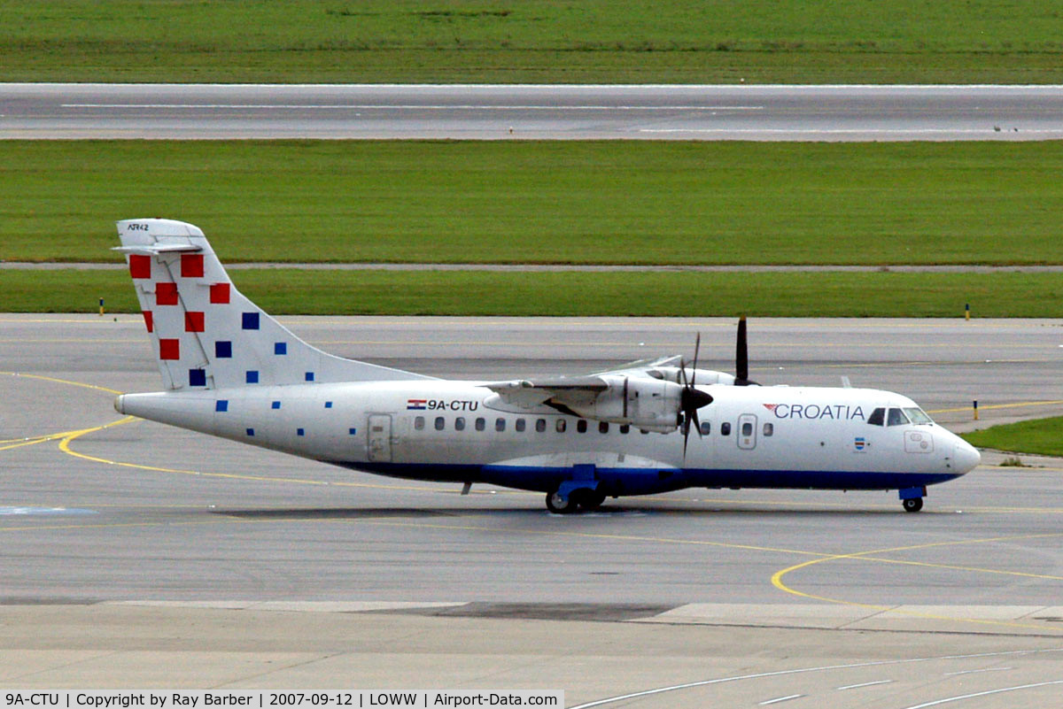9A-CTU, 1995 ATR 42-320 C/N 394, Aerospatiale ATR-42-320QC [394] (Croatia Airlines) Vienna-Schwechat~OE 12/09/2007