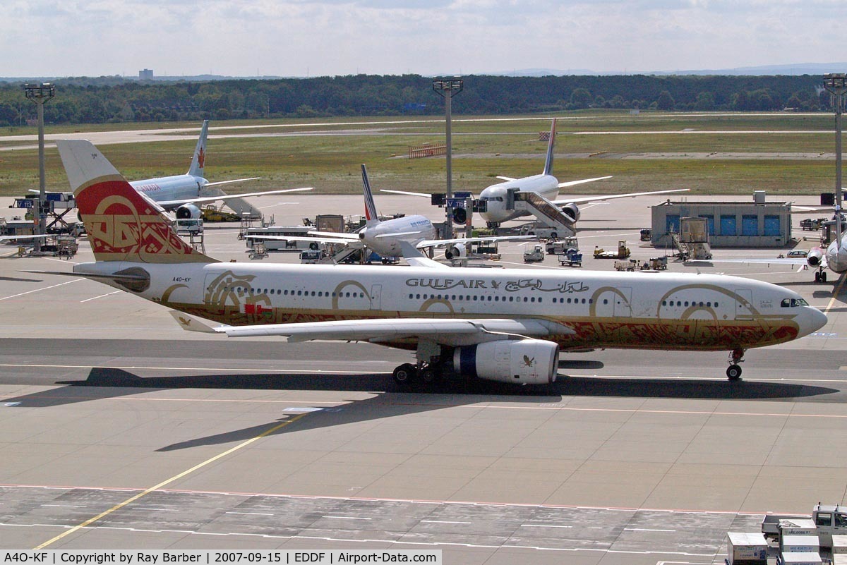 A4O-KF, 2000 Airbus A330-243 C/N 340, Airbus A330-243 [340] (Gulf Air) Frankfurt~D 15/09/2007