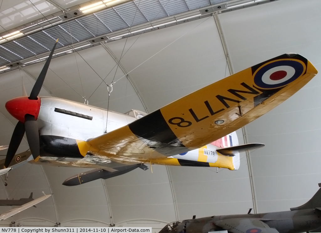 NV778, Hawker Tempest TT.5 C/N Not found NV778, Preserved inside London - RAF Hendon Museum