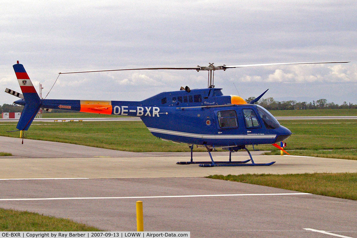 OE-BXR, Bell 206B-3 JetRanger III C/N 4413, Bell 206B-3 Jet Ranger III [4413] (Austrian Interior Ministry) Vienna-Schwechat~OE 13/09/2007
