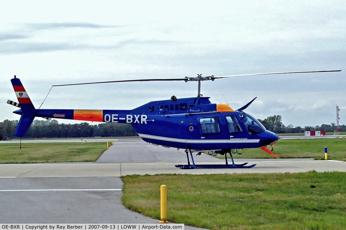OE-BXR, Bell 206B-3 JetRanger III C/N 4413, Bell 206B-3 Jet Ranger III [4413] (Austrian Interior Ministry) Vienna-Schwechat~OE 13/09/2007