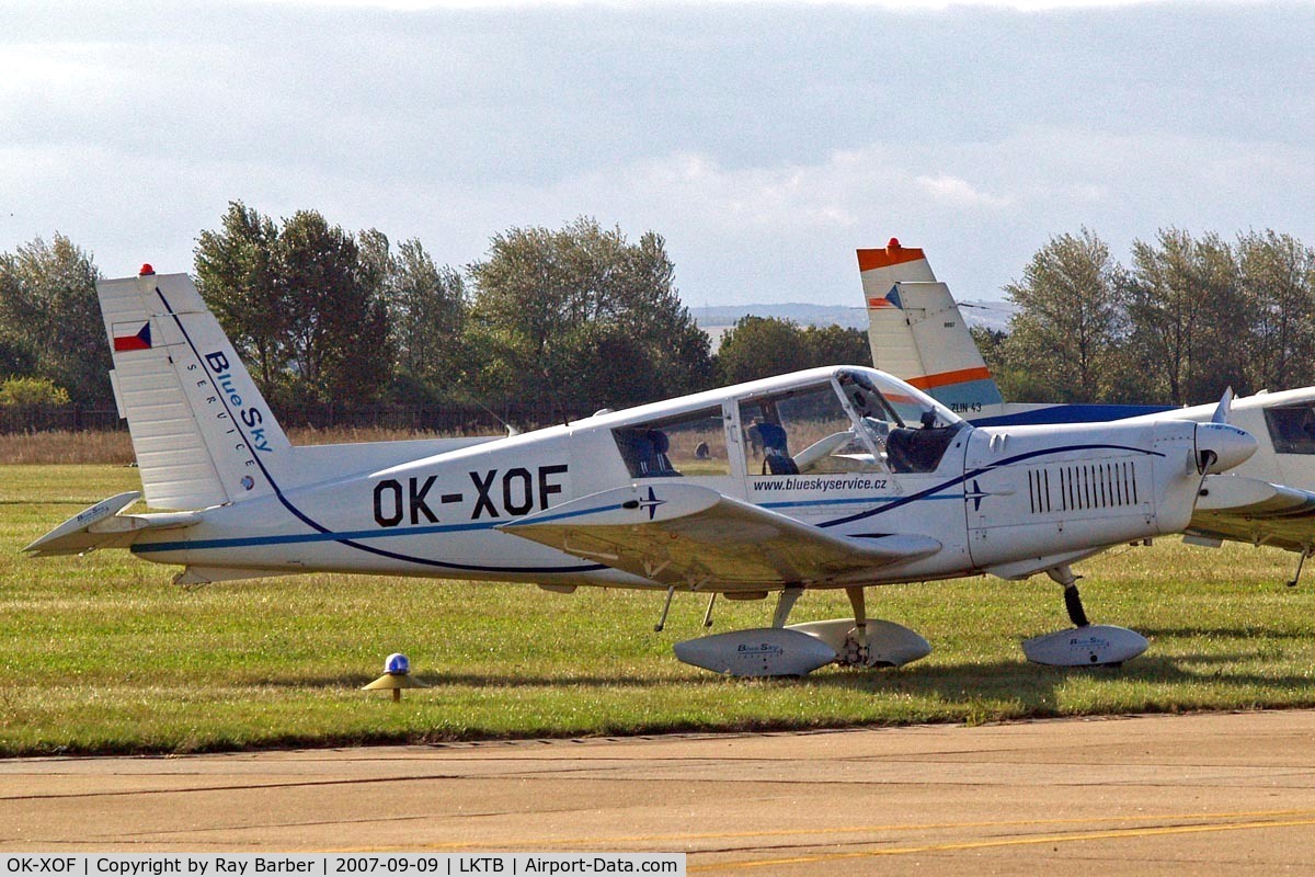OK-XOF, 1992 Zlin Z-43 C/N 0110, Zlin Z.43 [0110] (Blue Sky Service) Brno-Turany 09/09/2007
