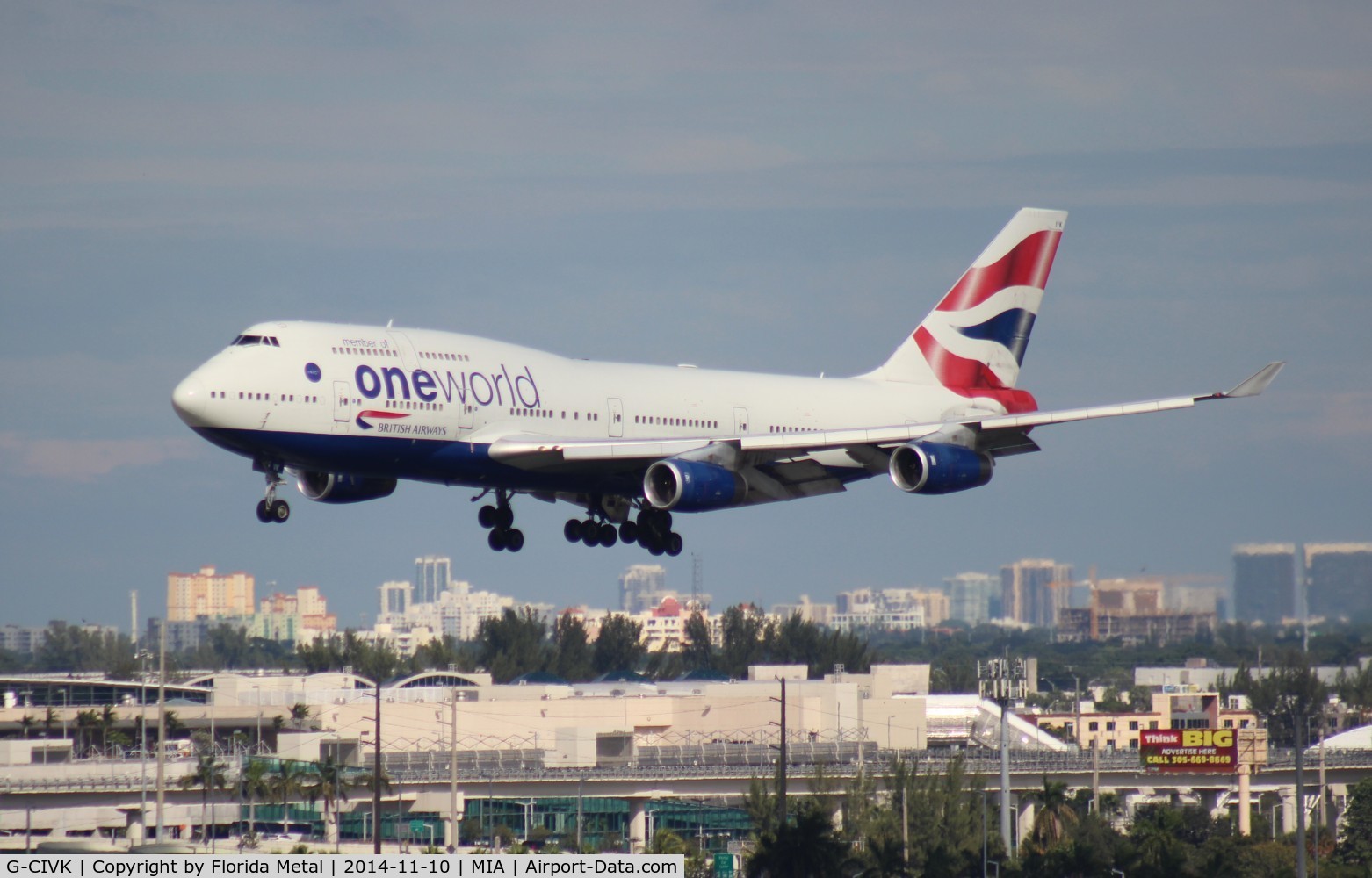 G-CIVK, 1997 Boeing 747-436 C/N 25818, British One World 747-400