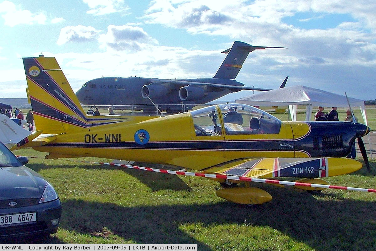 OK-WNL, 1991 Zlin Z-142C C/N 0525, Zlin Z.142C [0525] Brno~OK 09/09/2007