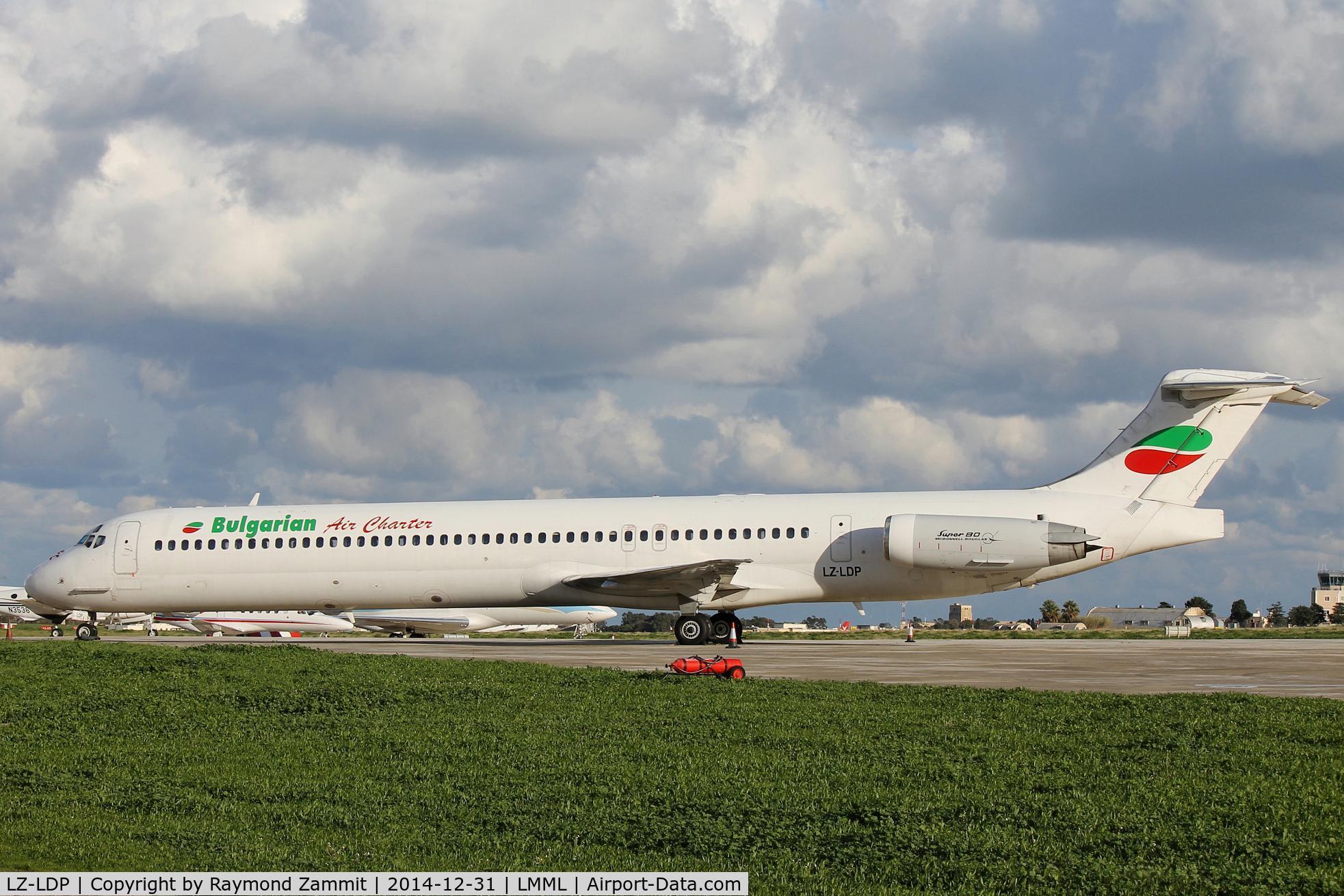 LZ-LDP, 1990 McDonnell Douglas MD-82 (DC-9-82) C/N 49973, MD-82 LZ-LDP Bulgaria Air Charter