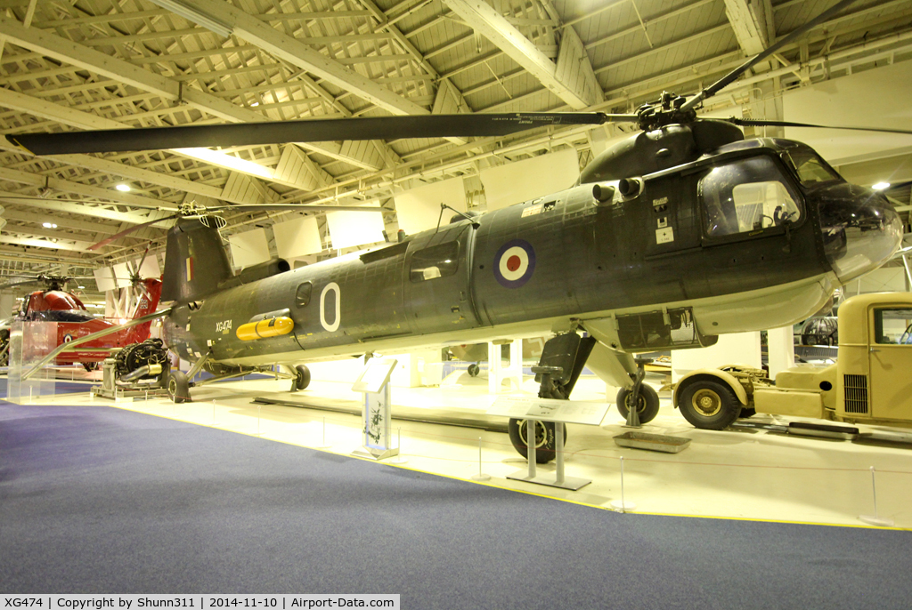 XG474, Bristol Belvedere HC.1 C/N 13365, Preserved inside London - RAF Hendon Museum