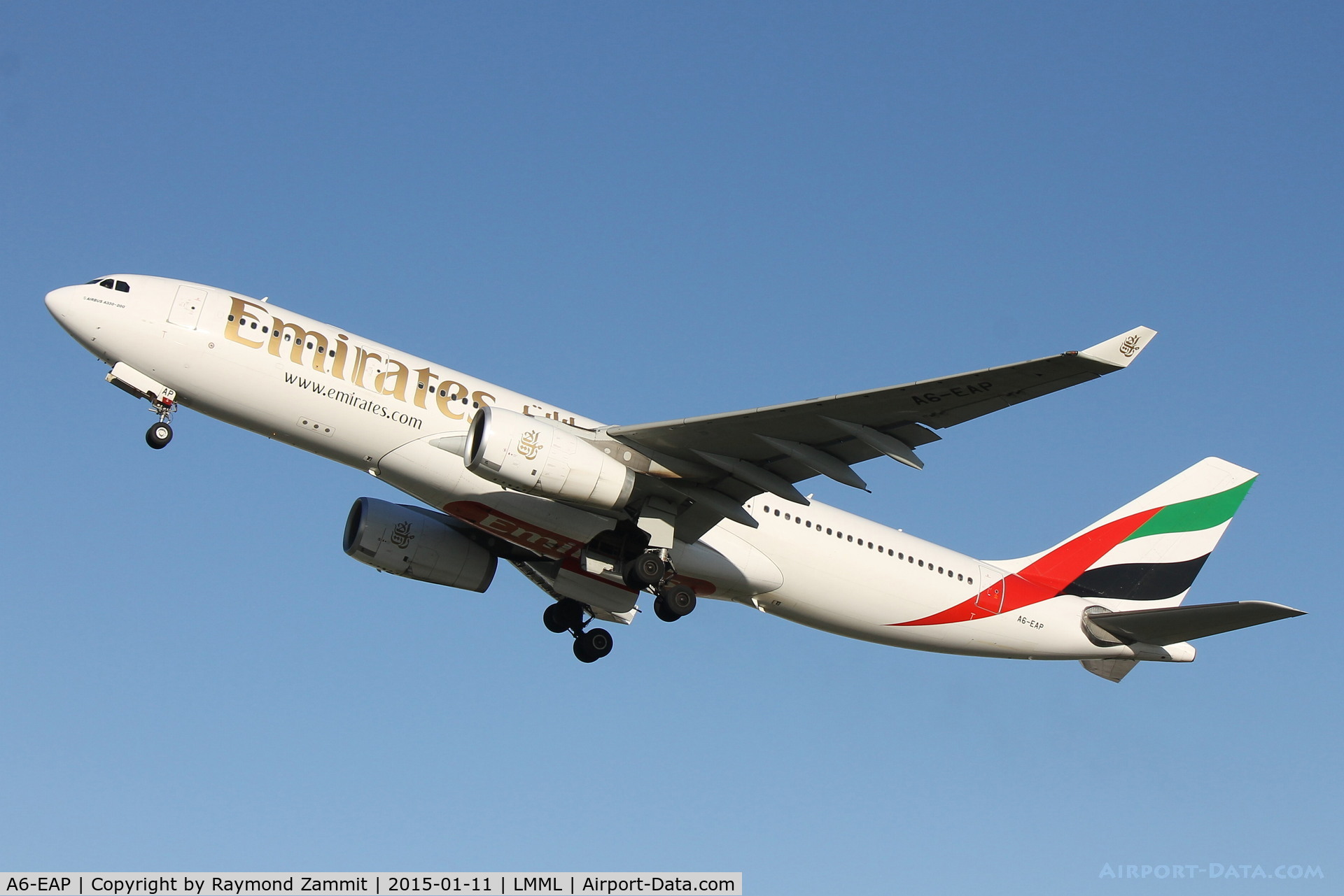 A6-EAP, 2003 Airbus A330-243 C/N 509, A330 A6-EAP Emirates Airlines