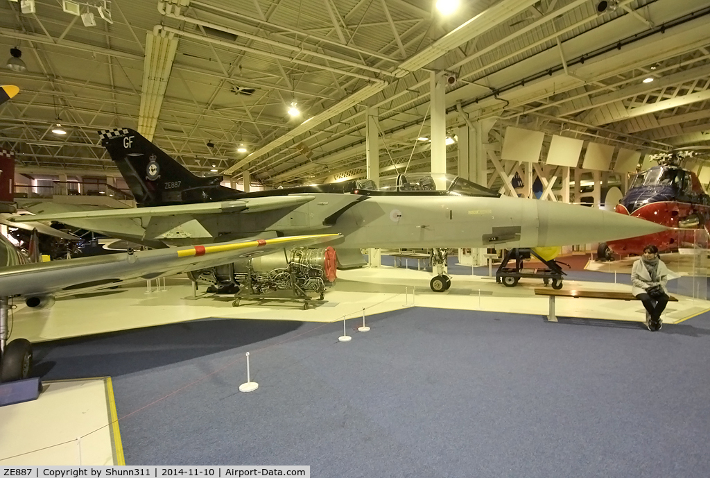 ZE887, 1988 Panavia Tornado F.3 C/N 3345, Preserved inside London - RAF Hendon Museum