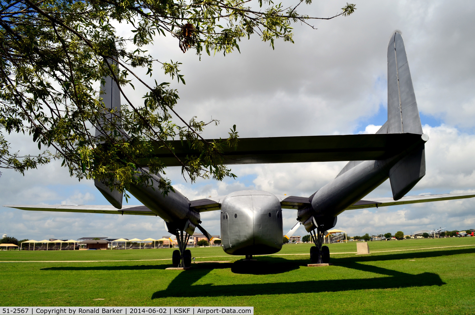 51-2567, 1951 Fairchild C-119C Flying Boxcar C/N 10525, LMTC Parade Field