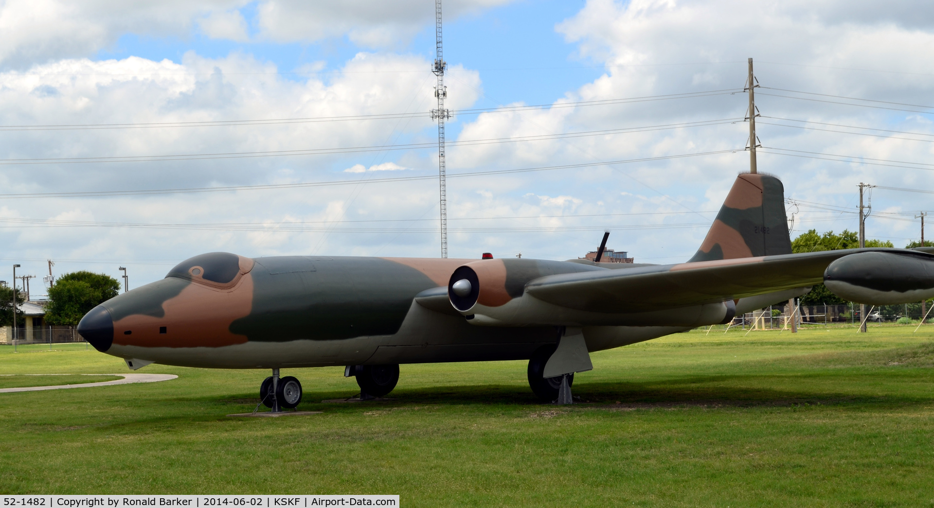 52-1482, 1952 Martin RB-57A Canberra C/N 065, Lackland
