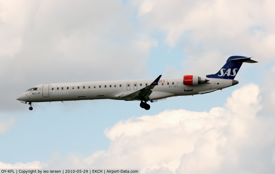 OY-KFL, 2009 Bombardier CRJ-900 NG (CL-600-2D24) C/N 15246, Copenhagen Kastrup 29.5.10
