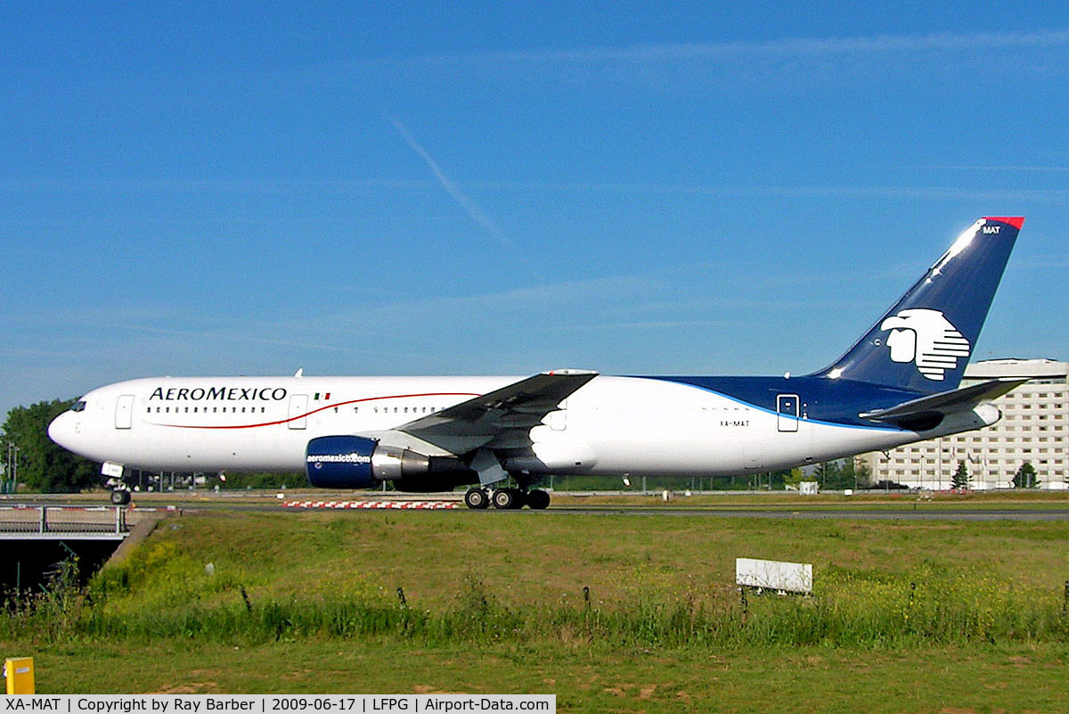 XA-MAT, 1991 Boeing 767-3Y0/ER C/N 24947, Boeing 767-3Y0ER [24947] (Aeromexico) Paris-Charles De Gaulle~F 17/06/2009