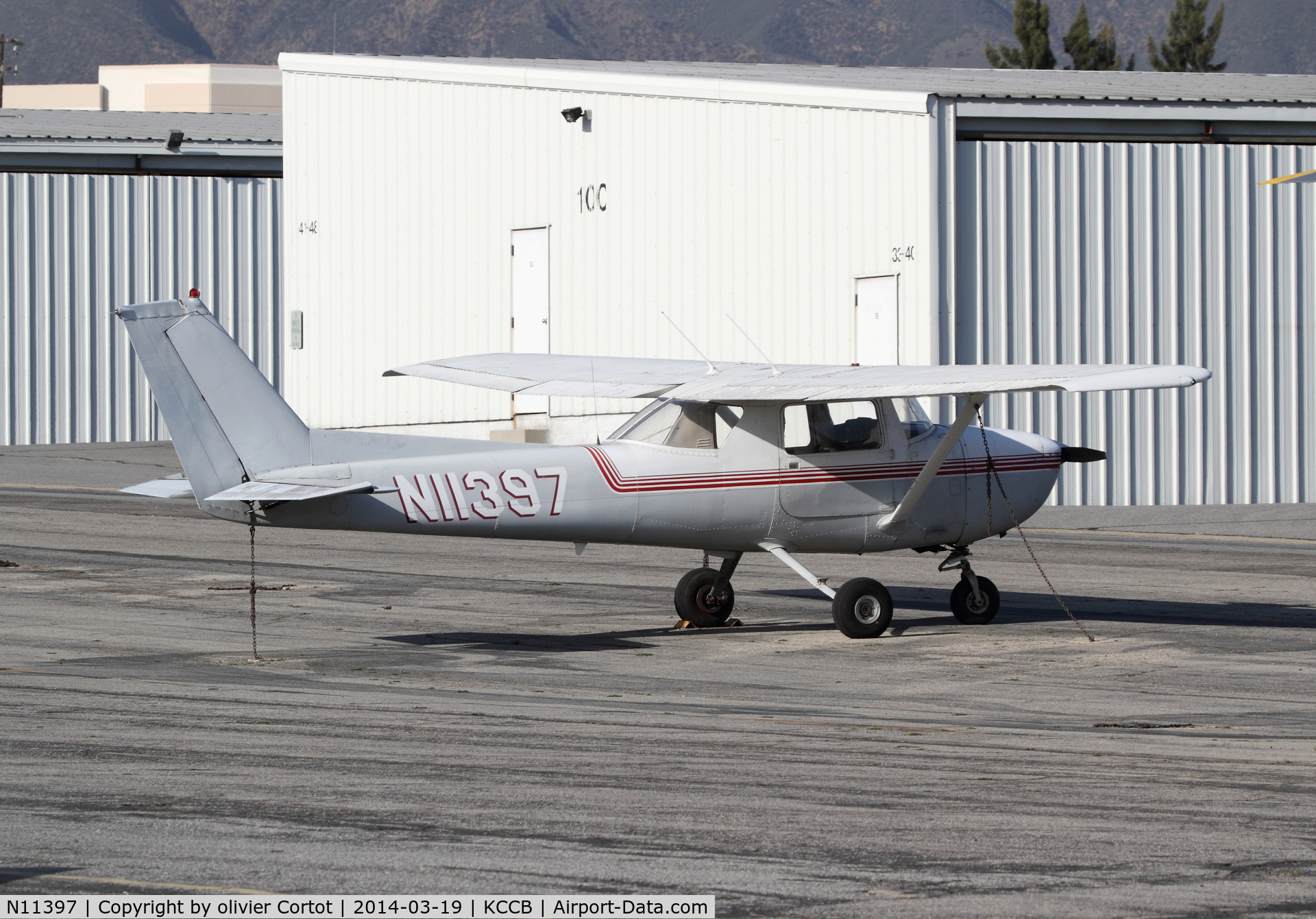 N11397, 1973 Cessna 150L C/N 15075386, Cable airport