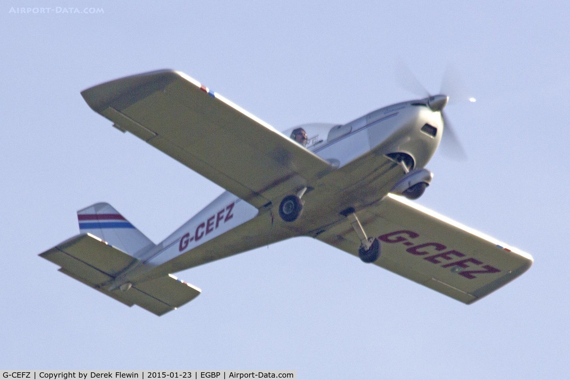 G-CEFZ, 2006 Cosmik EV-97 TeamEurostar UK C/N 2824, Eurostar, EGBP resident, seen departing runway 26 at EGBP.