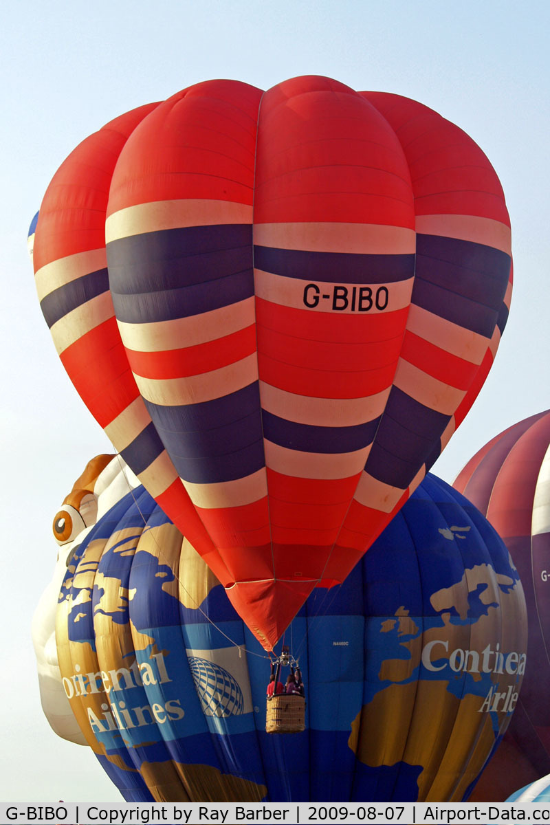 G-BIBO, 1980 Cameron Balloons V-65 C/N 667, Cameron V-65 HAFB [667] Ashton Court~G 07/08/2009
