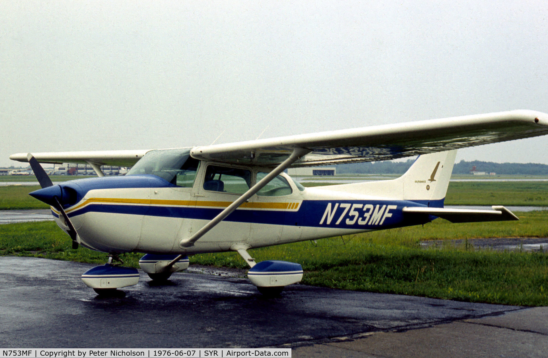 N753MF, 1974 Cessna 172M C/N 172-64109, Cessna 172M Skyhawk seen at Syracuse in the Summer of 1976.