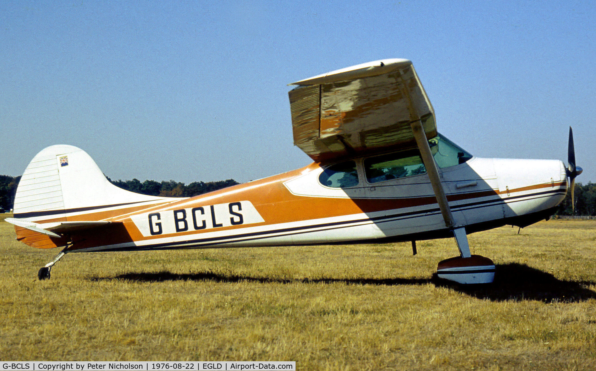 G-BCLS, 1952 Cessna 170B C/N 20946, Cessna 170B as seen at Denham in the Summer of 1976.