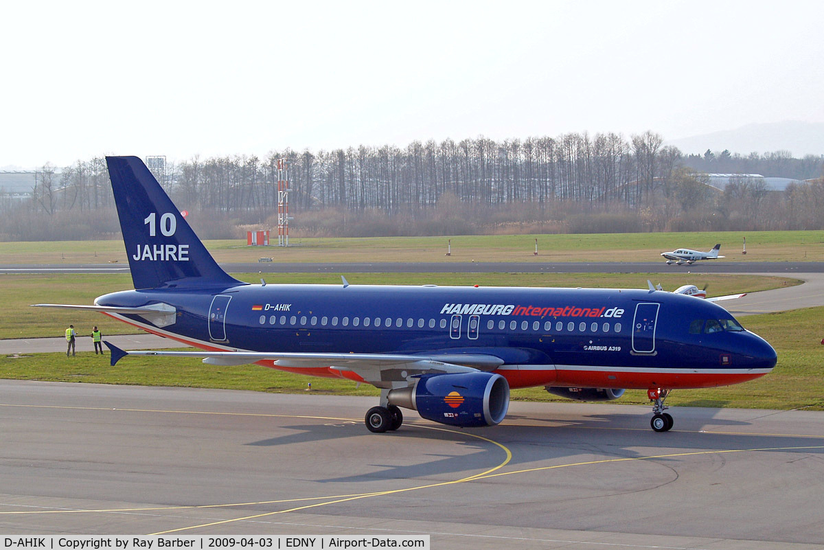 D-AHIK, 2008 Airbus A319-112 C/N 3560, Airbus A319-111 [3560] (Hamburg Airways) Friedrichshafen~D 03/04/2009