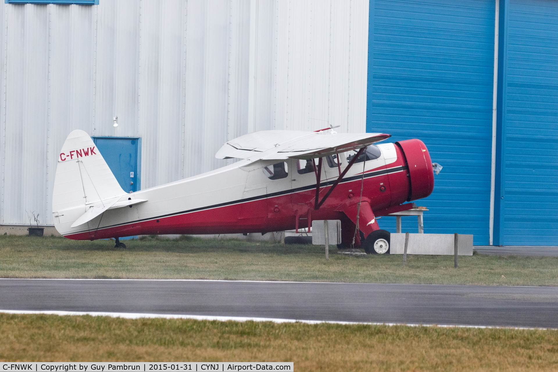 C-FNWK, 1943 Howard Aircraft DGA-15P C/N 896, In for maintenance