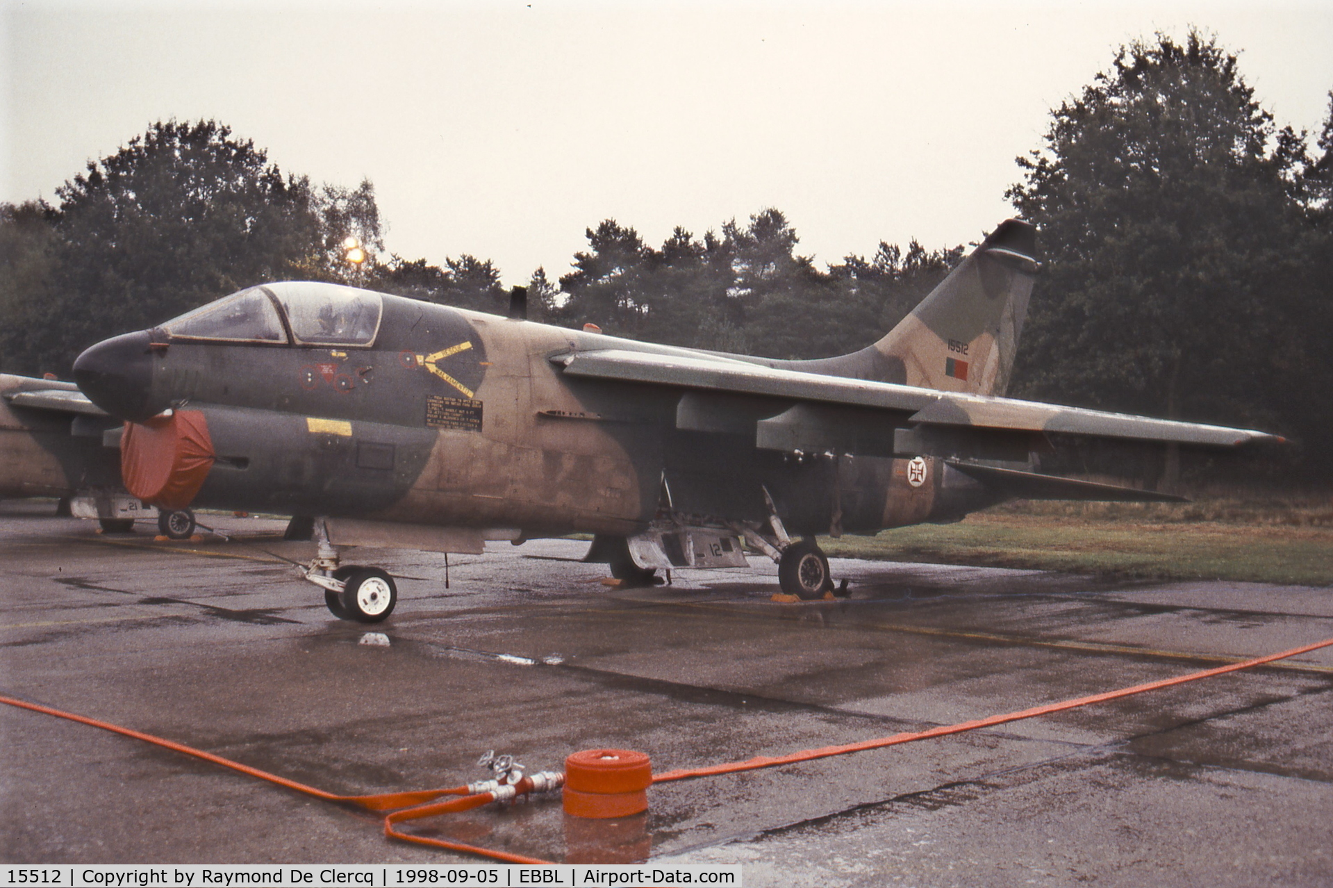15512, LTV A-7P Corsair II C/N A-079, 15512 at the BAF Kleine Brogel Airshow 1998.