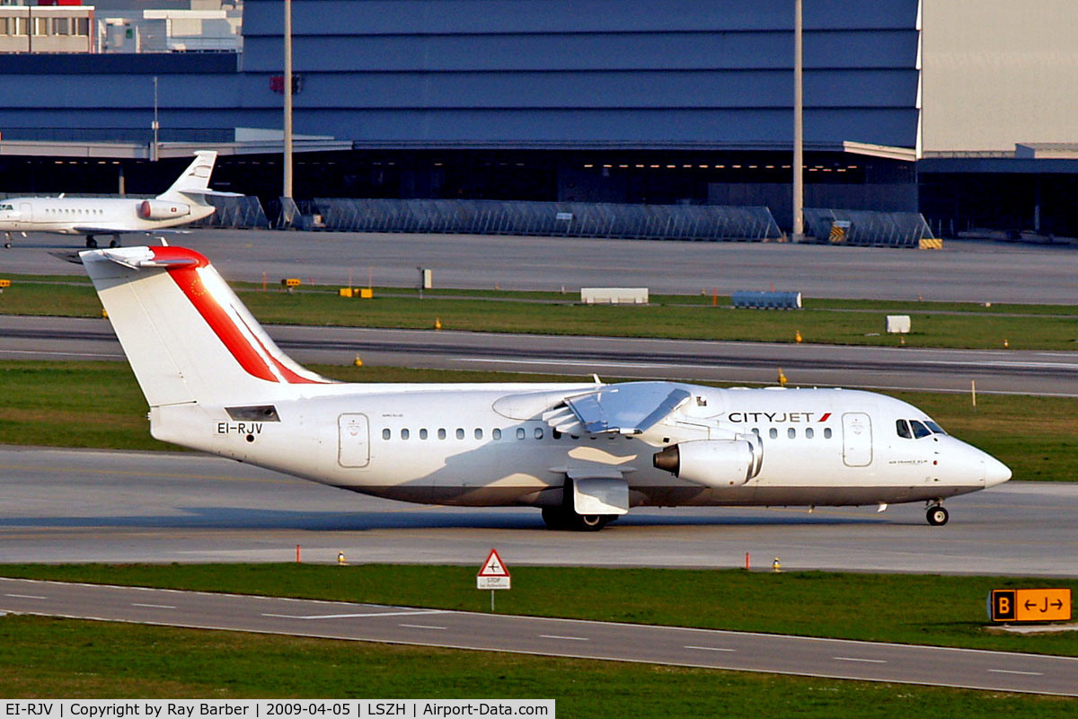 EI-RJV, 2000 British Aerospace Avro 146-RJ85A C/N E2370, British Aerospace BAe 146-RJ85 [E2370] (Cityjet) Zurich~HB 07/04/2009