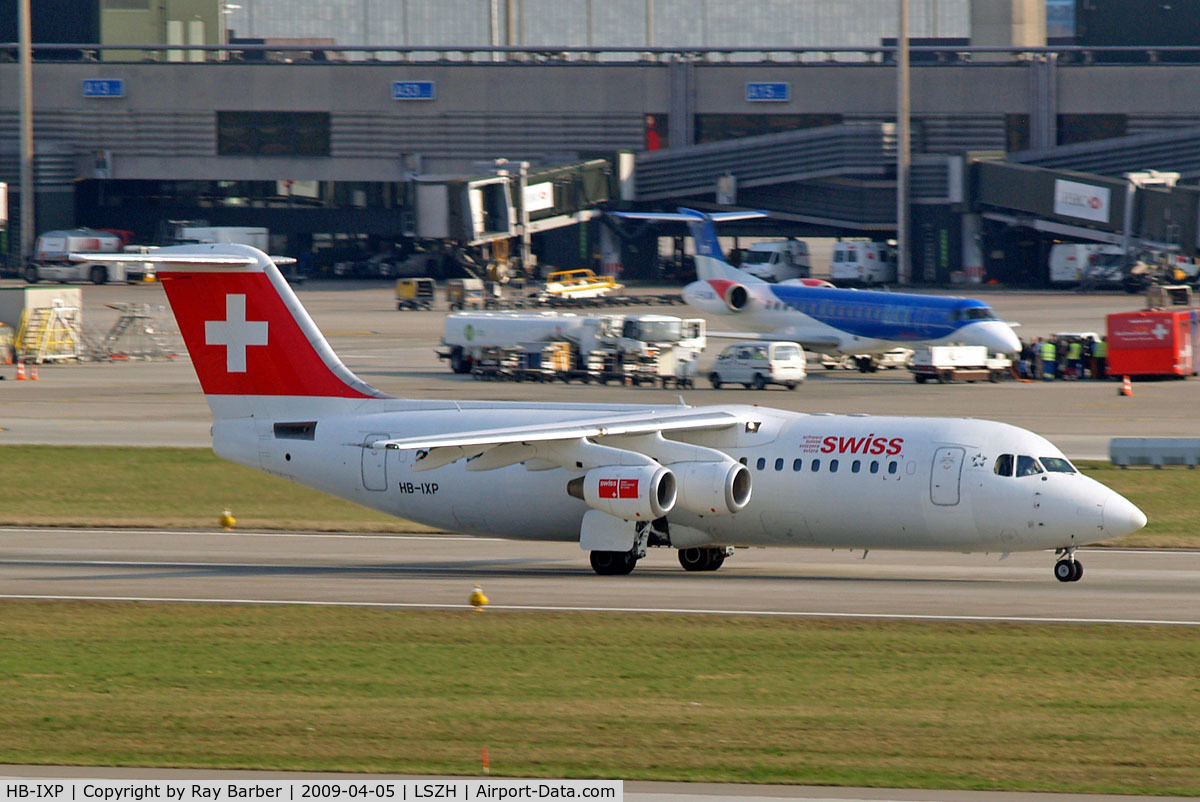 HB-IXP, 1996 British Aerospace Avro 146-RJ100 C/N E3283, BAe 146RJ-100 [E3283] (Swiss European Air Lines) Zurich~HB 05/04/2009