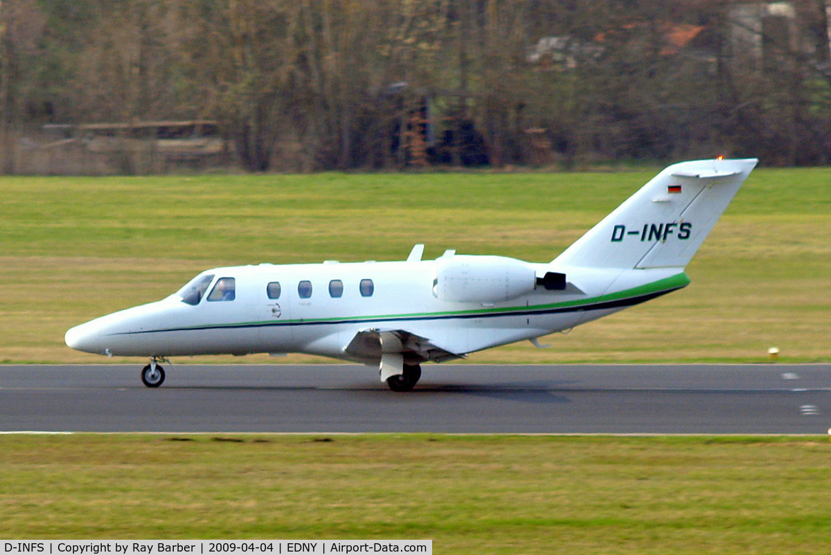 D-INFS, 1998 Cessna 525 CitationJet C/N 525-0286, Cessna CitationJet [525-0286] Friedrichshafen~D 04/04/2009