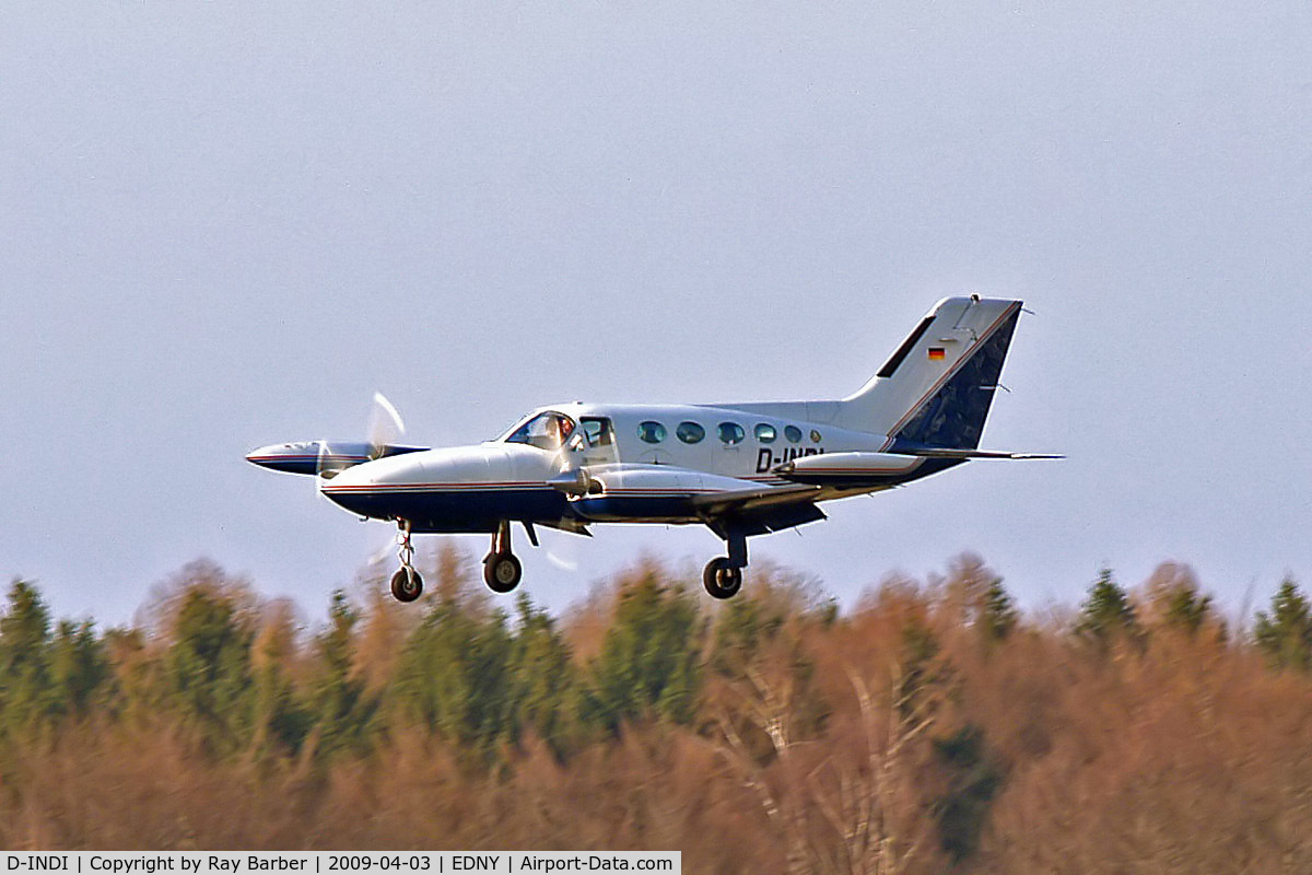 D-INDI, 1972 Cessna 421B Golden Eagle C/N 421B0317, Cessna 421B Golden Eagle [421B-0317] Friedrichshafen~D 03/04/2009