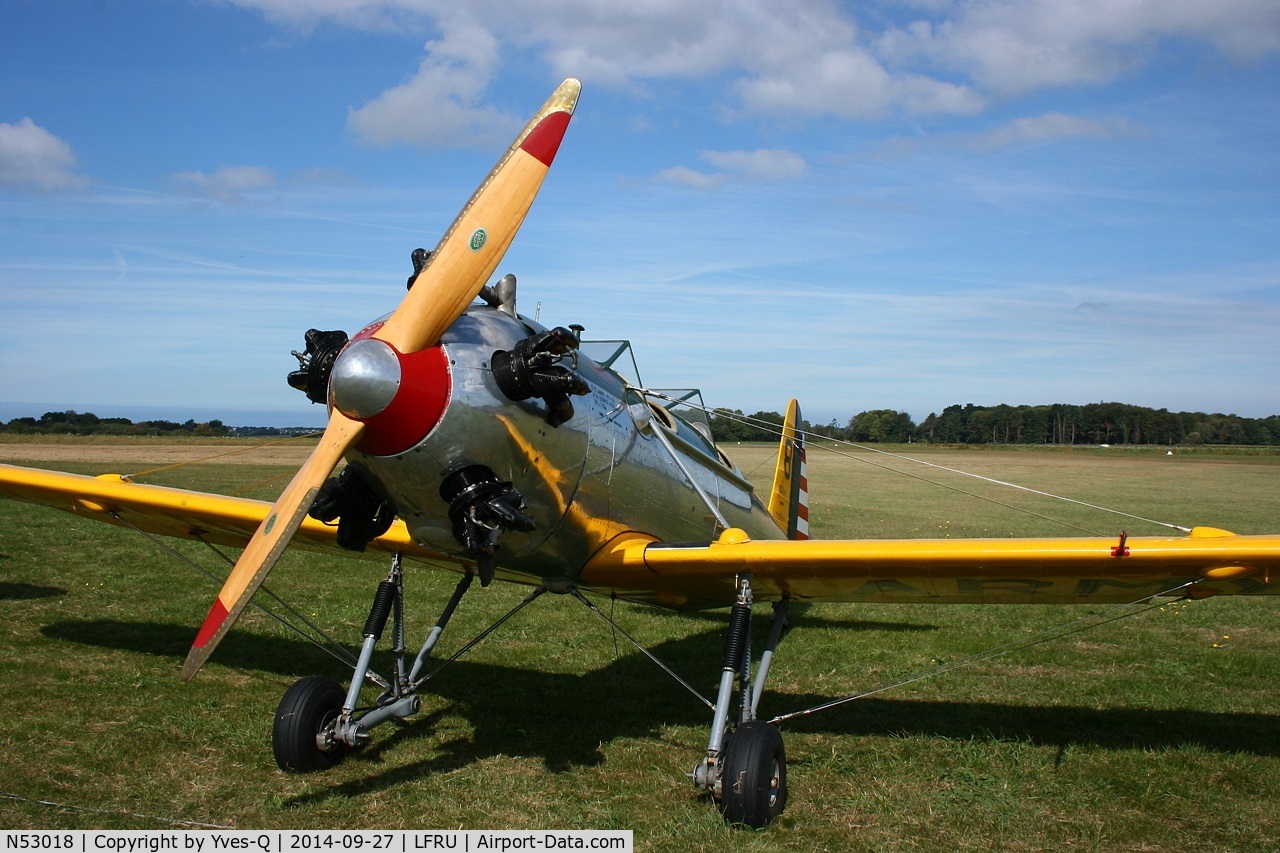 N53018, 1941 Ryan Aeronautical ST3KR C/N 1164, Ryan Aeronautical ST3KR, Static display, Morlaix-Ploujean airport (LFRU-MXN) air show in september 2014