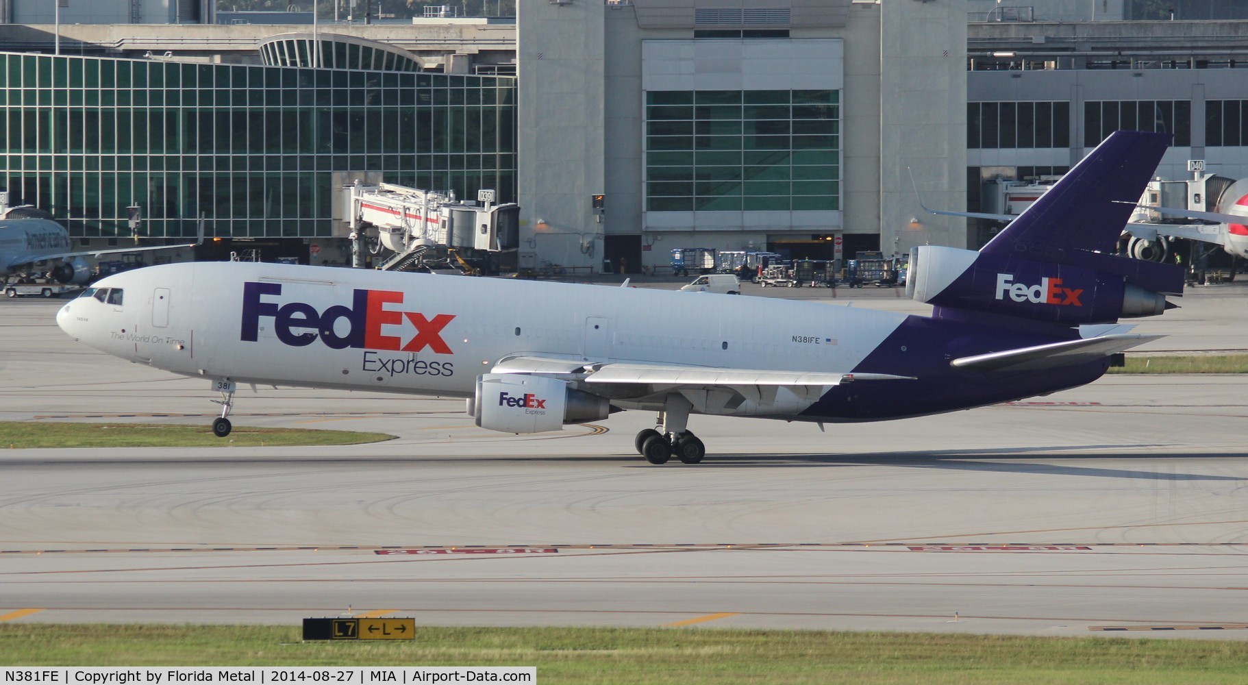 N381FE, 1972 McDonnell Douglas MD-10-10F C/N 46615, Fed Ex MD-10-10F