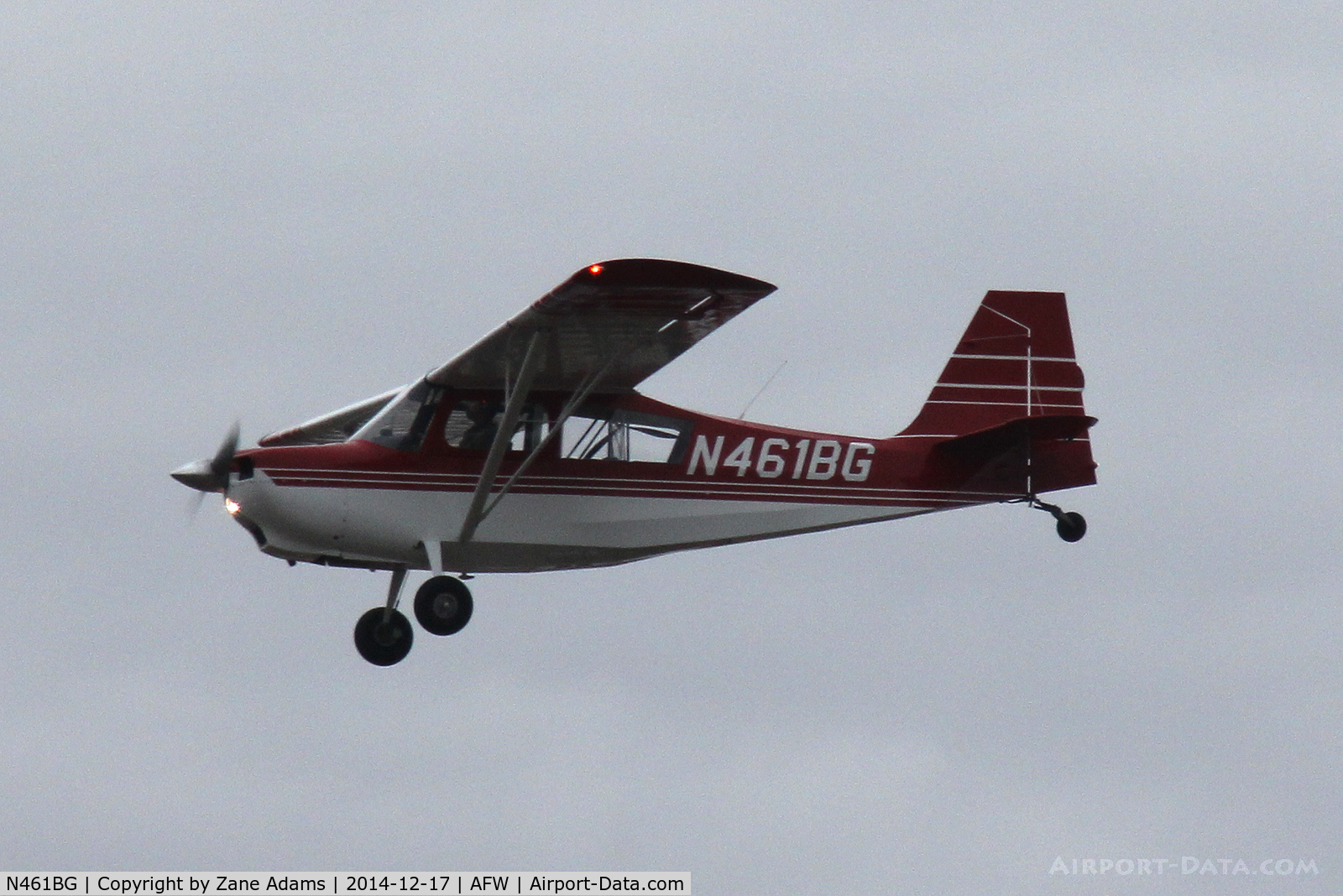 N461BG, 1996 American Champion 7GCBC C/N 1213-95, Landing at Alliance Fort Worth.