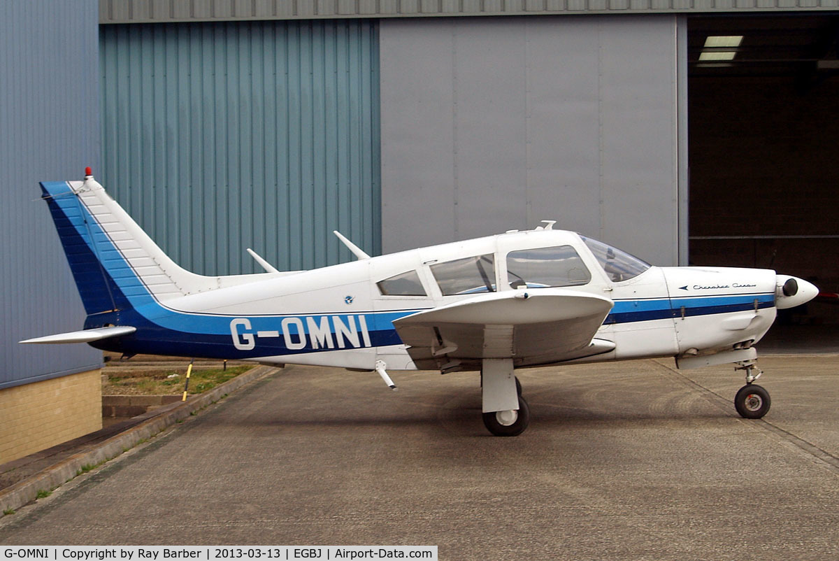 G-OMNI, 1973 Piper PA-28R-200-2 Cherokee Arrow II C/N 28R-7335130, Piper PA-28R-200 Cherokee Arrow II [28-7335130] Staverton~G 13/03/2013