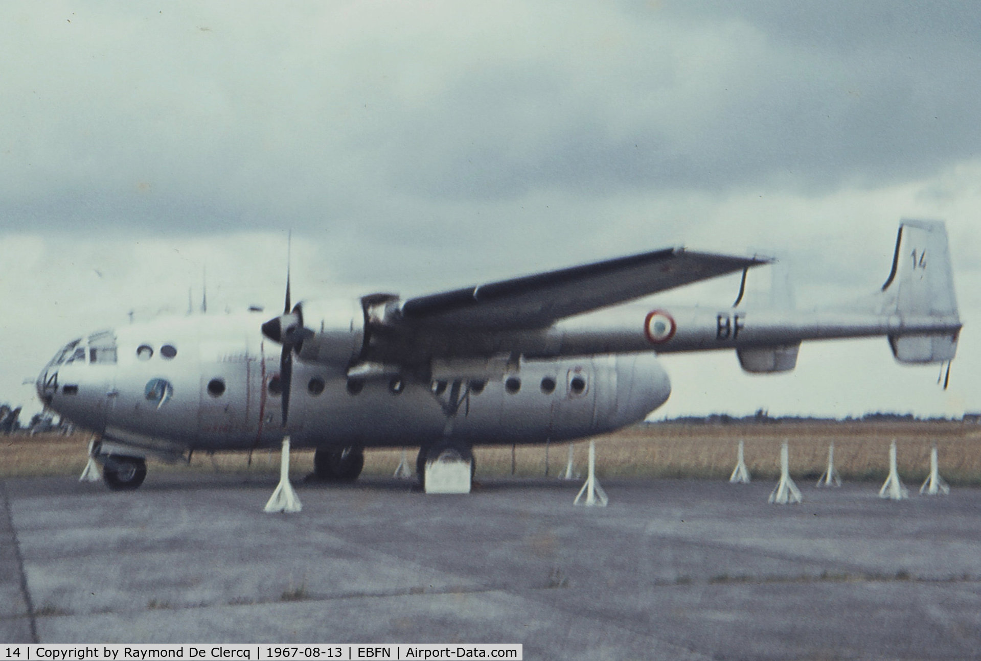 14, Nord N-2501 Noratlas C/N 14, Koksijde airshow 1967.