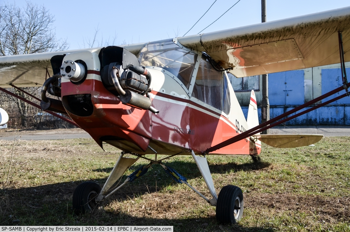 SP-SAMB, Preceptor Ultra Pup (N3-2) C/N YL-014, The aircraft is in a bad shape. Looks like it havent flown for a while.