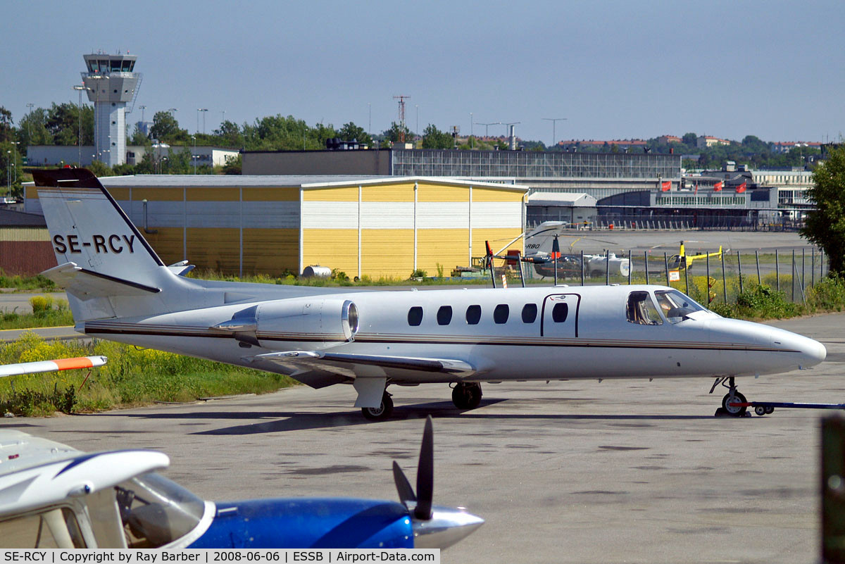 SE-RCY, 1980 Cessna 550 Citation II C/N 550-0302, Cessna Citation II [550-0302] Stockholm-Bromma~SE 06/06/2008