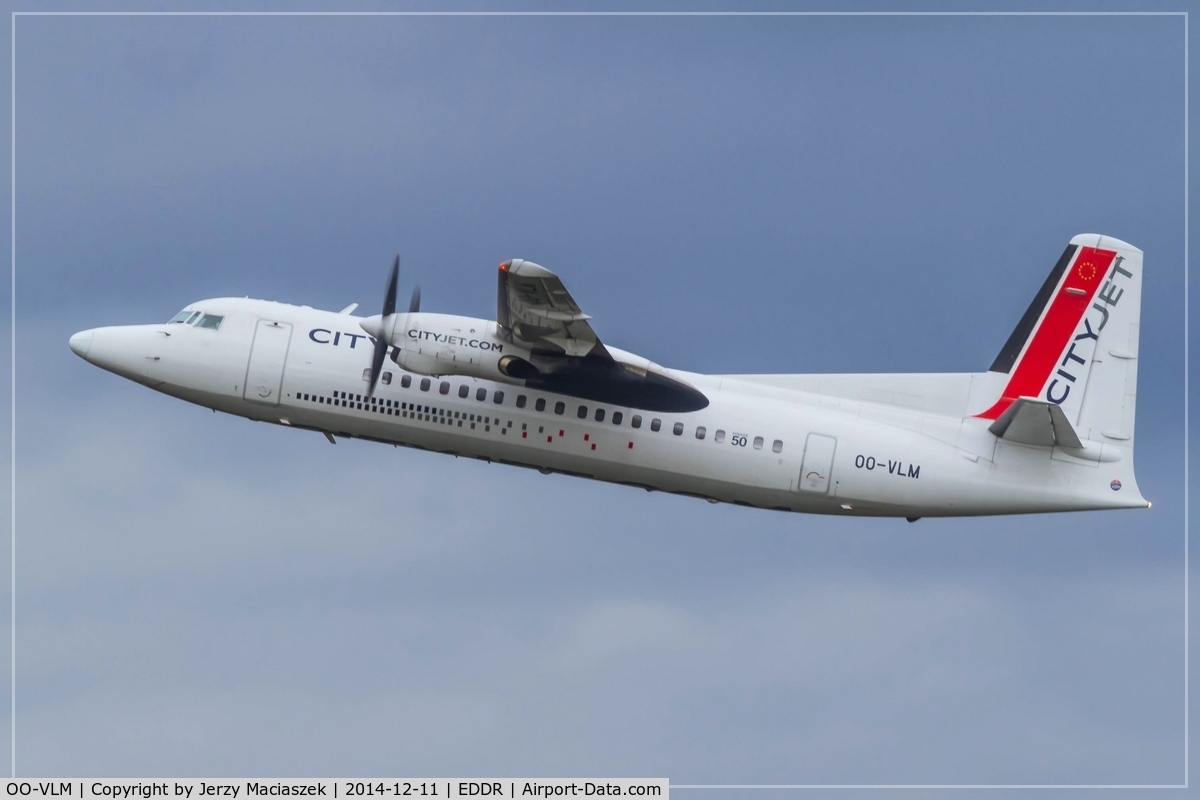 OO-VLM, 1988 Fokker 50 C/N 20135, Fokker 50,