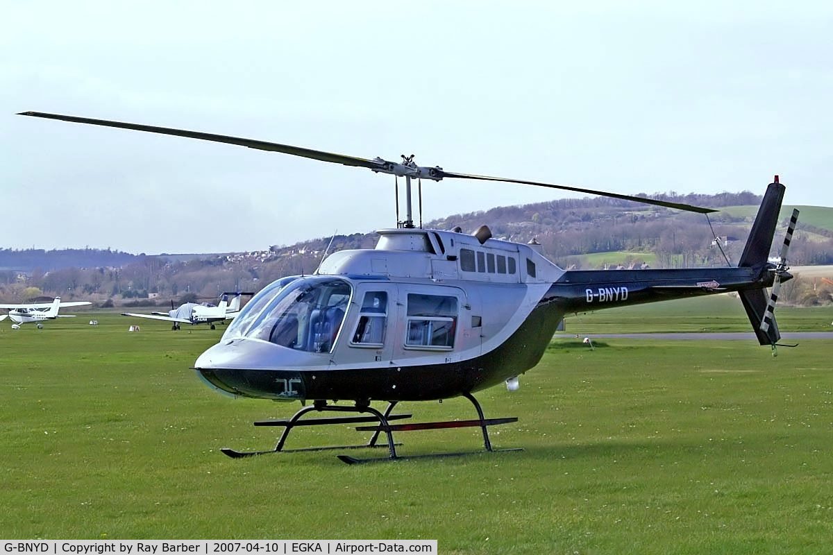 G-BNYD, 1976 Bell 206B JetRanger III C/N 1911, Bell 206B-3 Jet Ranger III [1911] (Fast Heicopters) Shoreham~G 10/04/2007