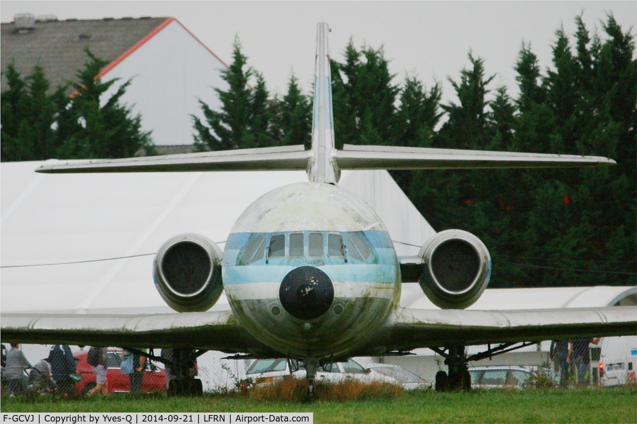 F-GCVJ, 1972 Aerospatiale SE-210 Caravelle 12 C/N 275, Aerospatiale SE-210 Caravelle 12, preserved at Rennes St Jacques airport (LFRN-RNS)