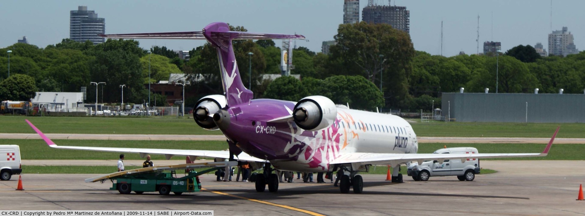 CX-CRD, 2008 Bombardier CRJ-900LR (CL-600-2D24) C/N 15180, Aeroparque Jorge Newbery  - Buenos Aires - Argentina