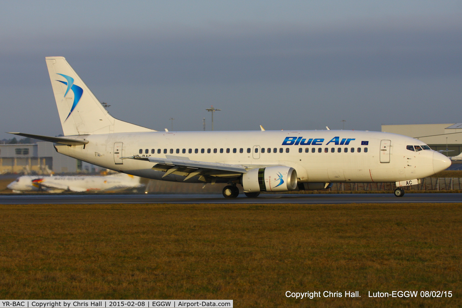 YR-BAC, 1986 Boeing 737-377 C/N 23653, Blue Air