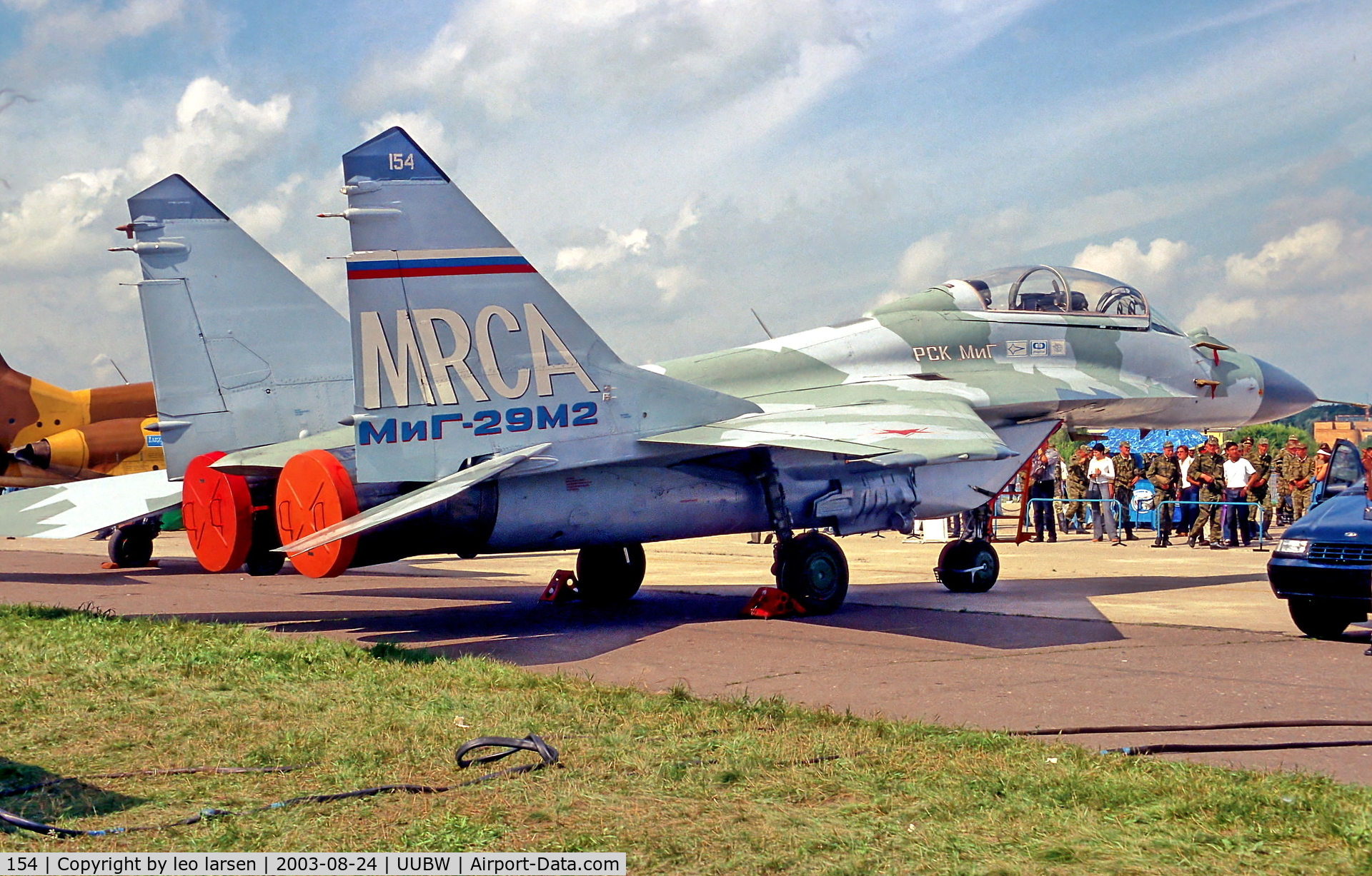 154, 1989 Mikoyan-Gurevich MIG-29M-2 C/N 2960905554, Zhukovsky Moscow 24.8.03