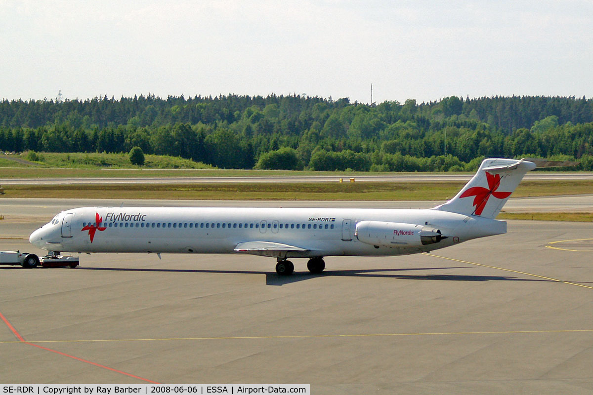 SE-RDR, 1980 McDonnell Douglas MD-82 (DC-9-82) C/N 49151/1088, McDonnell Douglas DC-9-82 [49151] (Nordic Airlink) Stockholm-Arlanda~SE 06/06/2008