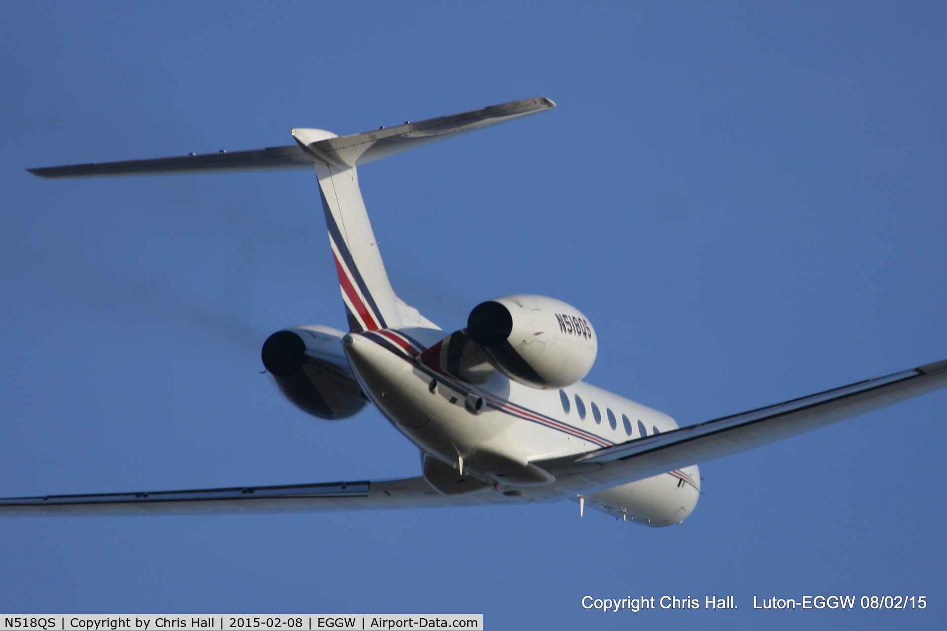 N518QS, 2005 Gulfstream Aerospace GV-SP (G550) C/N 5075, Netjets