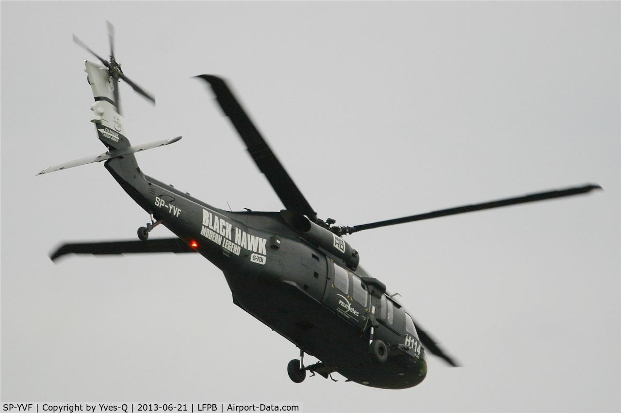 SP-YVF, 2011 Sikorsky S-70i Black Hawk C/N 0007/70-3743, Sikorsky S-70i Black Hawk, On display, Paris-Le Bourget Air Show 2013