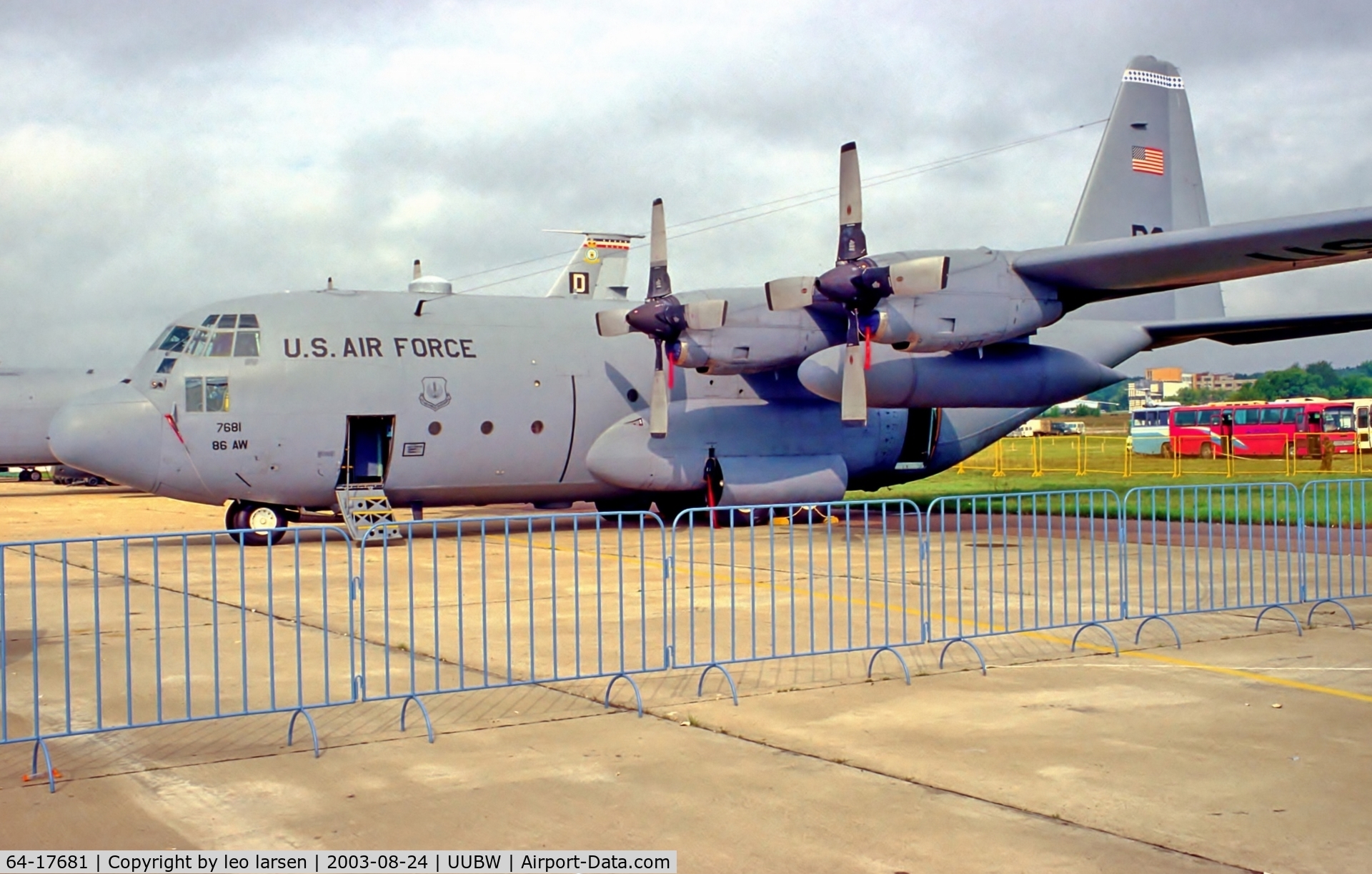 64-17681, 1964 Lockheed C-130E Hercules C/N 382-4069, Zhukovsky Moscow 24.8.03