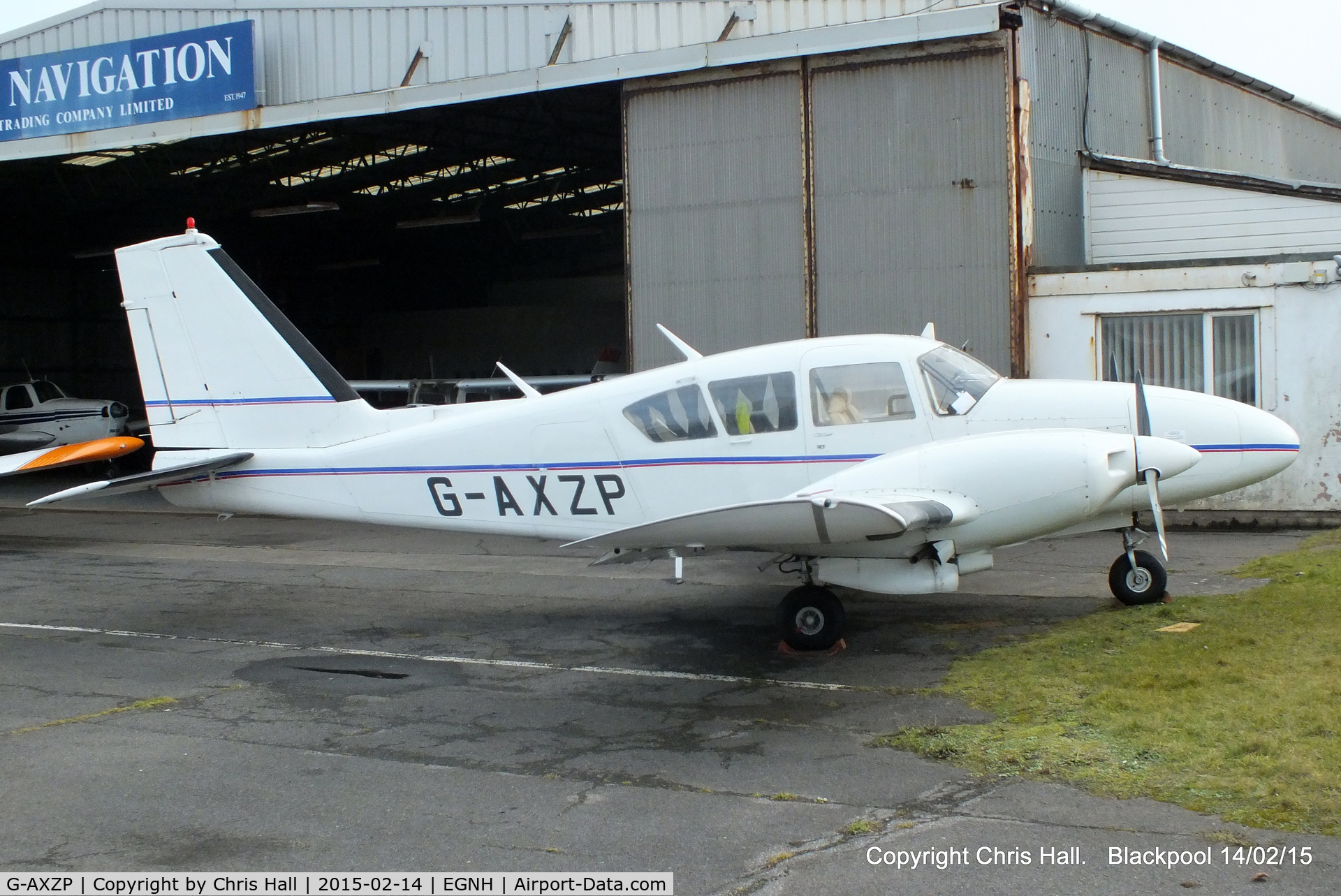 G-AXZP, 1970 Piper PA-E23-250 Aztec C/N 27-4464, privately owned